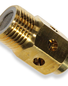 Moistening nipple 1/2" 3-hole high pressure brass